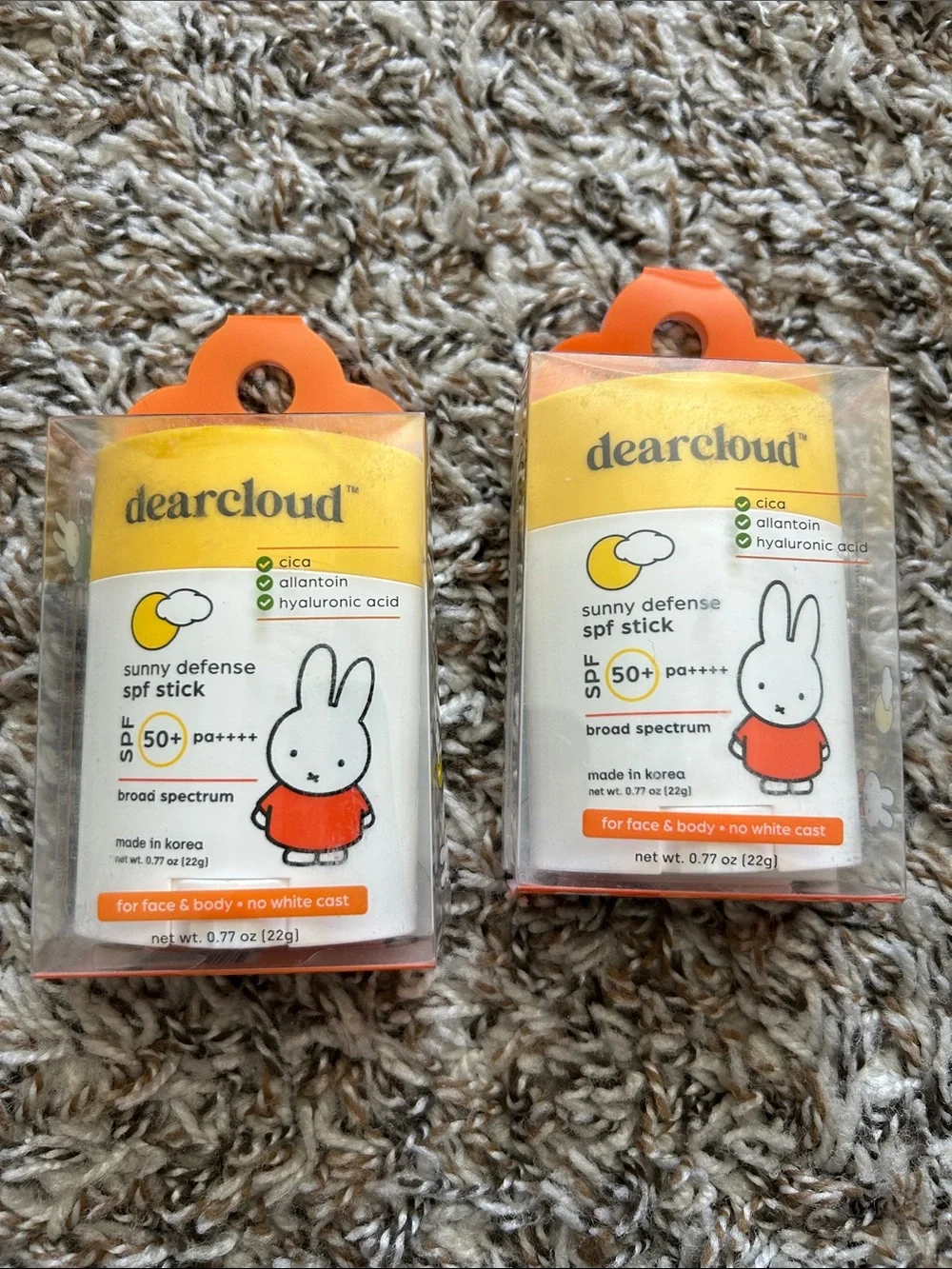 Dearcloud Sunny Defense SPF 50+ Stick. 2 Pack Sticks.